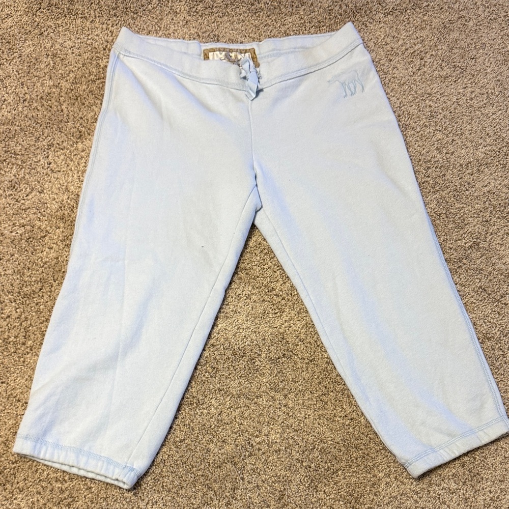 Light Blue Women's Cropped  - Soft Stretch Capri